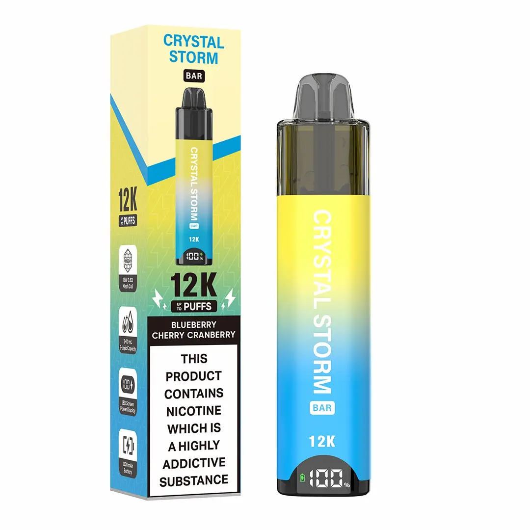 Crystal Storm Bar 12K Prefilled Pod Kit - Blueberry Cherry Cranberry